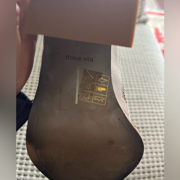 Dolce vita peep toe sandals block heel size 8.5 - Picture 9 of 9